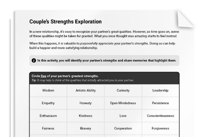 Couple's Strengths Exploration