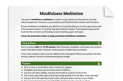 How to Practice Mindfulness Meditation