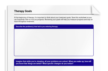 Therapy Goals