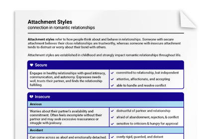 Attachment Styles & Romantic Relationships