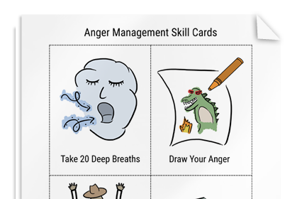 Anger Management Skill Cards