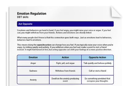 Emotion Regulation